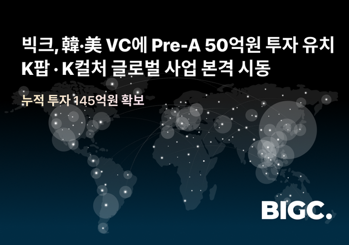 엔터테크 스타트업 빅크, 美·韓 VC로부터 프리A 50억원 추가 투자 유치